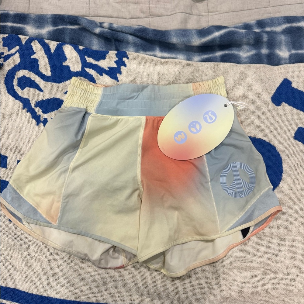 NWT Madhappy X Lululemon Collab Multicolor Athletic Shorts (LIMITED EDITION)